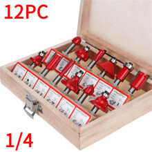 Multi-Purpose Use Carbide-Tipped Bits Precision Machined Universal Shank Woodworking Tools High-Grade Carbide Blade Smooth Rotation Adjustable