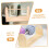 Wooden Spool Holder Rotatable Thread Organizer for Home Sewing Tangle SpaceSaving Design 2