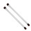 2pcs Silver Double Ended Eyeshadow Brush Set Soft Fiber Eye Makeup Tools 15