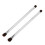 2pcs Silver Double Ended Eyeshadow Brush Set Soft Fiber Eye Makeup Tools 11