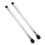 2pcs Silver Double Ended Eyeshadow Brush Set Soft Fiber Eye Makeup Tools 13