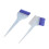 2 Stück Blau doppelseitiger Nylon-Haar-Highlighting-Borsten mit Glitter-Griff 11