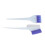 2 Stück Blau doppelseitiger Nylon-Haar-Highlighting-Borsten mit Glitter-Griff 6