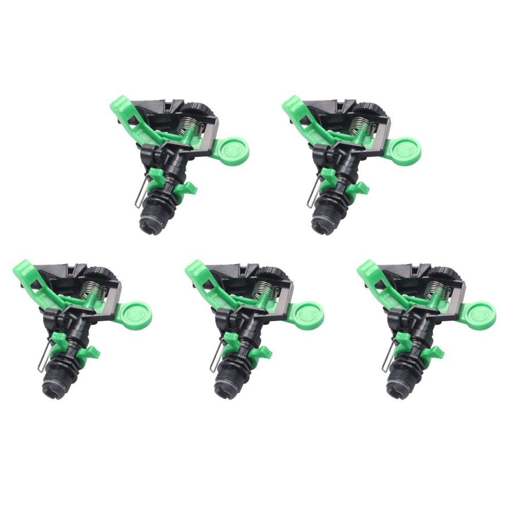 5X Garden Lawn Irrigation Tools Durable Garden Sprinklers Rotating Spray Nozzle Plant Watering Drippers Sprinkler 6031559399967