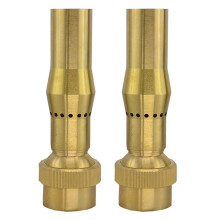 2X Ugelli Fontana A Getto in Schiuma di Ottone da 3/4 di Pollice Fontana per Paesaggio da Giardino Ugello Multi-Spruzzo Regolabile Decorazione per