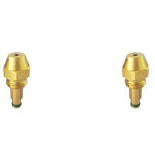 2X Afgewerkte Olie Brander Nozzle Olie Mist Nozzle Lucht Verneveling Nozzle Olie Brander Jet Sifon Volledige Kegel Olie Nozzle, 1.0 mm