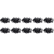 500 Pieces Black Nitrile Rubber O Ring Seals Washers 12 mm x 2,5 mm x 7 mm