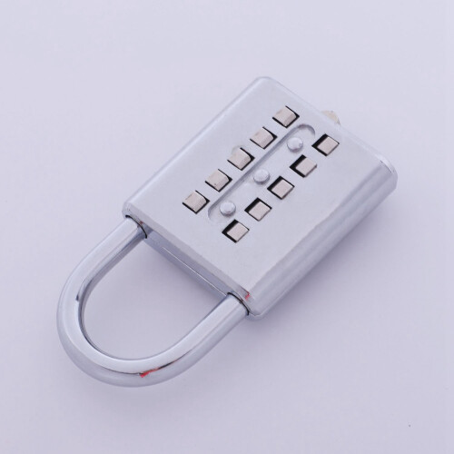 10X Anti-Theft Button Combination Padlock Digit Push Password Lock Zinc Alloy Security Lock Suitcase Luggage Coded Lock 1