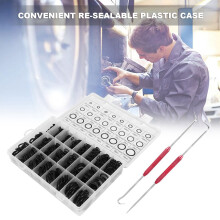 2400PCS Nitrile Rubber O Ring Set with Hook Tools NBR Seal Rings Gasket Oring Oil-Resistant Sealing O-Ring Kit