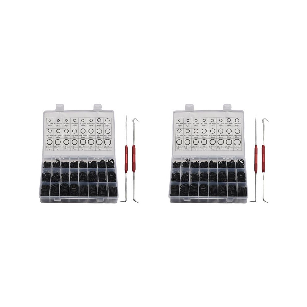 1480Pcs Nitrile Rubber O Ring Set With Hook Tools Nbr Seal Rings Gasket Oring Oil-Resistant Sealing O-Ring Kit 4713241398756