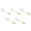 5X  DN15 1/2 Inch Spool Box Float Valve Connection Filling Valve Float Valve White 1