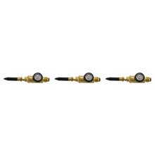 3X Helium Tank Latex Balloon Inflator Regulator with Gauge for G5/8 Tank Valves