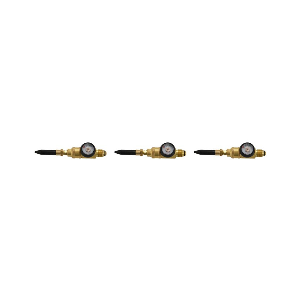 3X Helium Tank Latex Balloon Inflator Regulator With Gauge For G5/8 Tank Valves 4713945966824