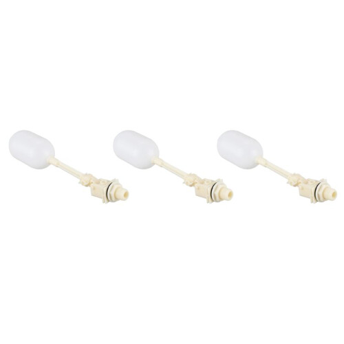 3X  DN15 1/2 Inch Spool Box Float Valve Connection Filling Valve Float Valve White