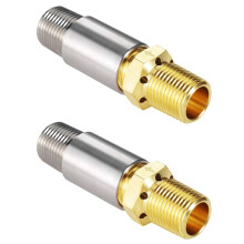 2X Vloeibaar Propaangas Vuurkorven 1/2Inch Luchtmengklep, Mengklep met Hoge Capaciteit 90K BTU voor Buitenpropaan Vuurplaats