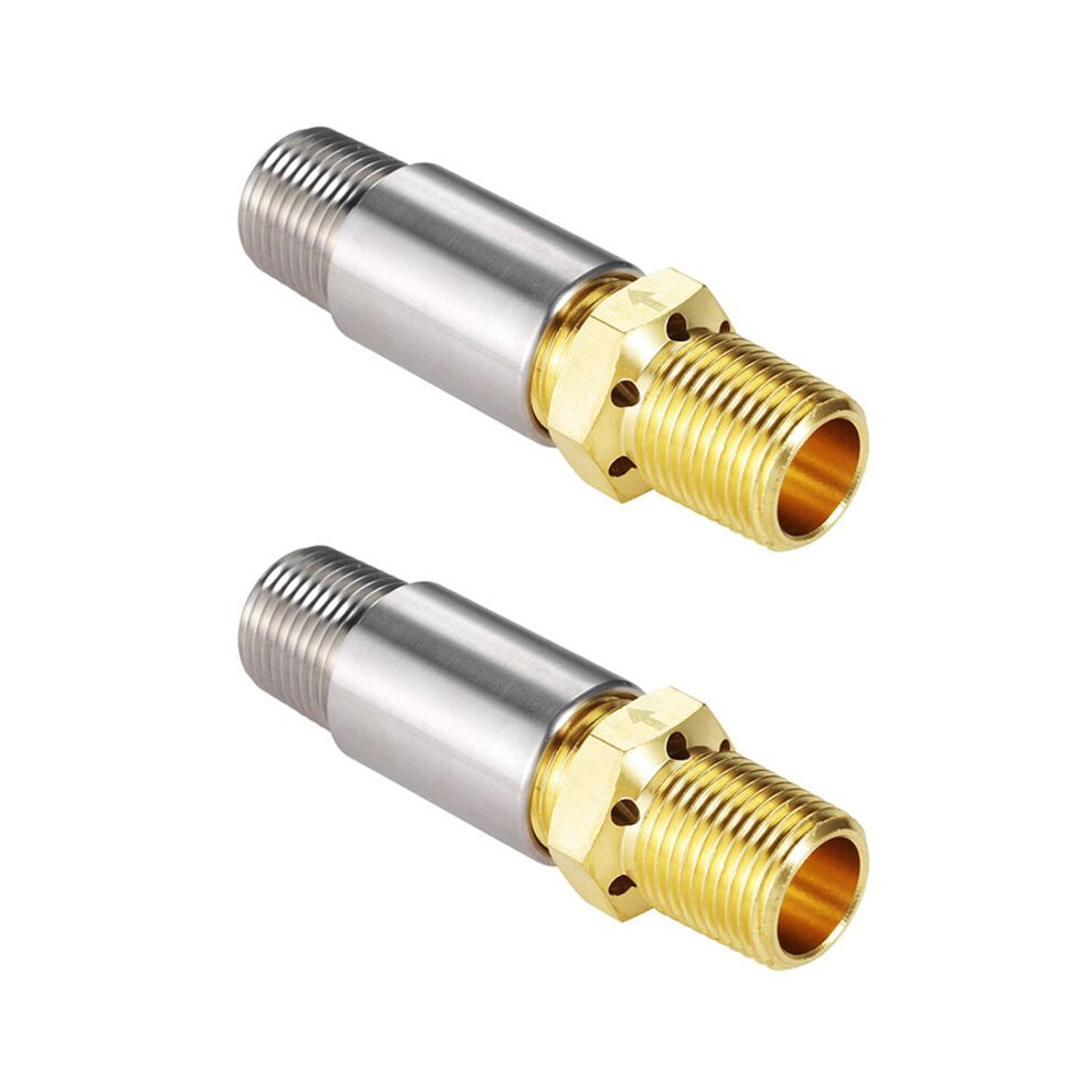 2X Liquid Propane Gas Fire Pits 1/2In Air Mixer Valve, Mixer Valve With High Capacity 90K Btu 4713840246281