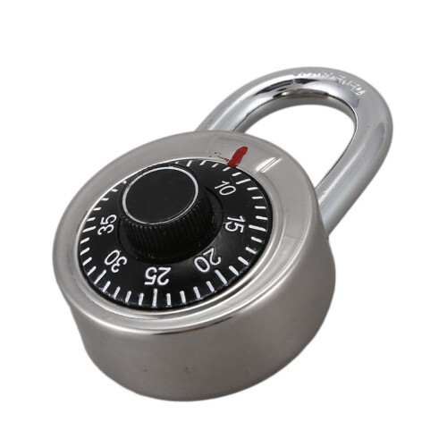 3X Master Coded Lock 50mm with Round Fixed Dial Combination Padlock 2