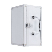 2X Aluminum Alloy Tool Box Portable Safety Equipment Instrument Case Display Case 230X150X125mm