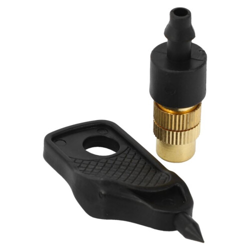 2 Set Adjustable Misting Nozzle for Gardening Sprinkle Brass Watering Sprinkler Sprayer for Irrigation System 1