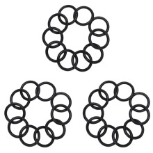 30 Pieces 32mm OD 25mm Inner Od. Black Nitrile Rubber O Ring Oil Seal Ring