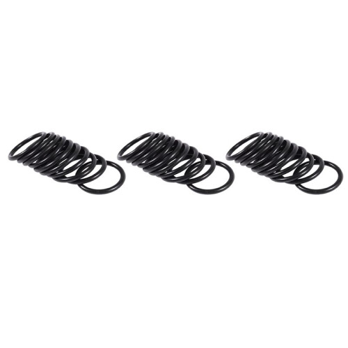 30 PCS Metrisches O Ringe Schwarz Nitrilkautschuk 40 mm OD 4 mm Dick