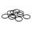 30 PCS Metrisches O Ringe Schwarz Nitrilkautschuk 40 mm OD 4 mm Dick 7