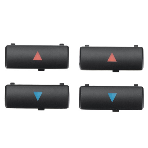 4Pcs Car Air Conditioner A / C Temperature Control Panel  Button Key Cover for  X5 E39 E53 525I 530I 540I M5