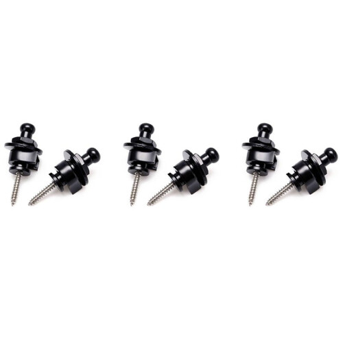 6PCS Strap Lock Securite Faiteaux Guitare Sangles Boucles pour Guitare