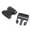 20X Hard Plastic Strap Band Belt Side Release Buckle 3cm Width Black 5