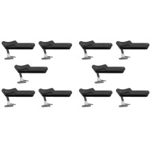 10X Flexible Türzugriegelschloss 3,8 Zoll Ersatzgummi Schwarz Over-Center C7-10