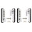 2X Digital Push Button Door Lock Key Pad Code Combination Access Mechanical Keyless 2