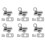 6X Home Security Spring Slide Bolt Fenstertür Automatic  Lock Selbstschließend 1