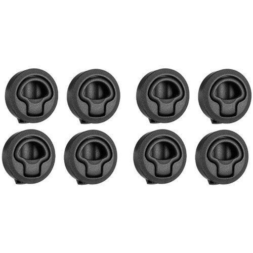 8Pcs/Set Round Pull  Lock Slam  Hardware for RV Yacht Boat Deck Hatch