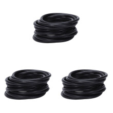 O-Ring, Dichtungsring, 30 Stueck, 45 mm x 3 mm, Nitrilkautschuk, Schwarz