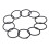 O-Ring, Sealing Ring, 30 Pieces, 45 mm x 3 mm, Nitrile Rubber, Black 5