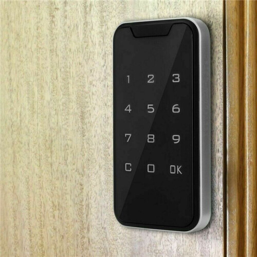 2X Electronic  Digital Electronic Door Lock Fingerprint Press Password Keyless Keypad 1