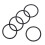 O-, Sealing , 30 Pieces, 45 mm x 3 mm, Nitrile Rubber, Black 6