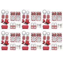 54 PCS Lockout Tagout Locks Tags Set- Lockout Locks Keyed Different Safety Padlocks Lockout Station Lock Out Tag Out Kit
