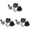 3X 12mm Threaded Keyed Quarter Turn Cam Lock for Drawer Box Locker 1