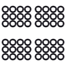 Les Joints Toriques en Caoutchouc de Joint D'Huile de Joints de 9MM x 2.0mm Noirs 48 PCS