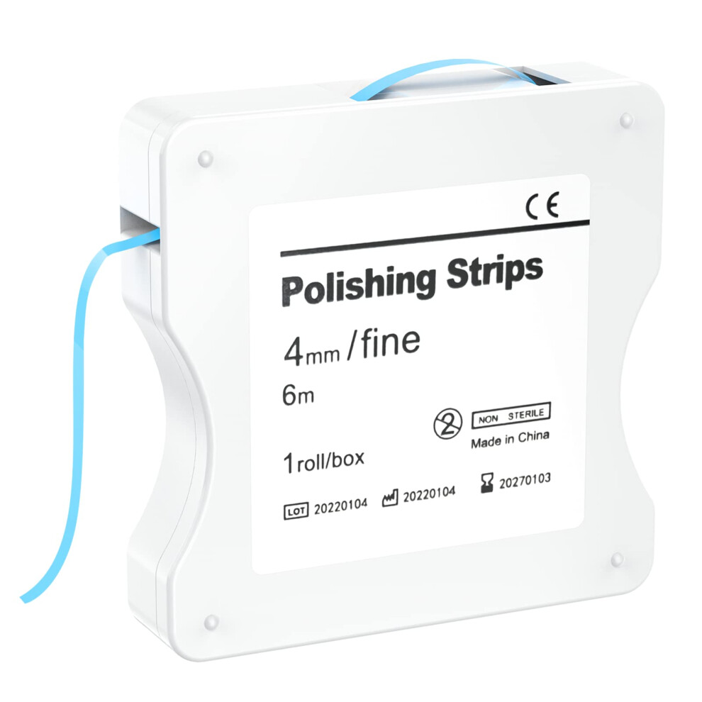 Dental Polishing Strips 4mm 6m Roll for Resin Restorations and Interproximal Finishing