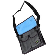 2X Yileqi Multifunctional Single Shoulder Bag Hardware Electrician Toolkit Tool Bag Waterproof Oxford Cloth(Grey)