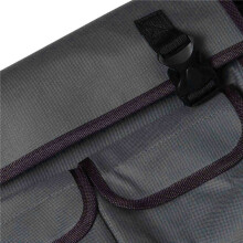 2X Yileqi Multifunctional Single Shoulder Bag Hardware Electrician Toolkit Tool Bag Waterproof Oxford Cloth(Grey)