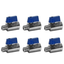 6X Valve 1/2 Inch 304 Stainless Steel Valve Female and Male NPT Great for Shower Flow Control Valve