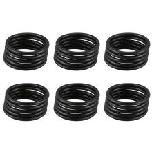 30 Pcs Black Nitrile Rubber O Ring Acrylonitrile Butadiene Seal Grommet 50mm X 4mm
