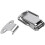 Cabinet Silver Tone Spring Loaded Toggle   Hasp 16 Pcs 2
