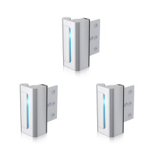 3Pack Deurversterking Slot,Aluminium Legering U Deurversterking Slot 3Inch Beveiliging Deurslot Thuis Proof Deurstopper