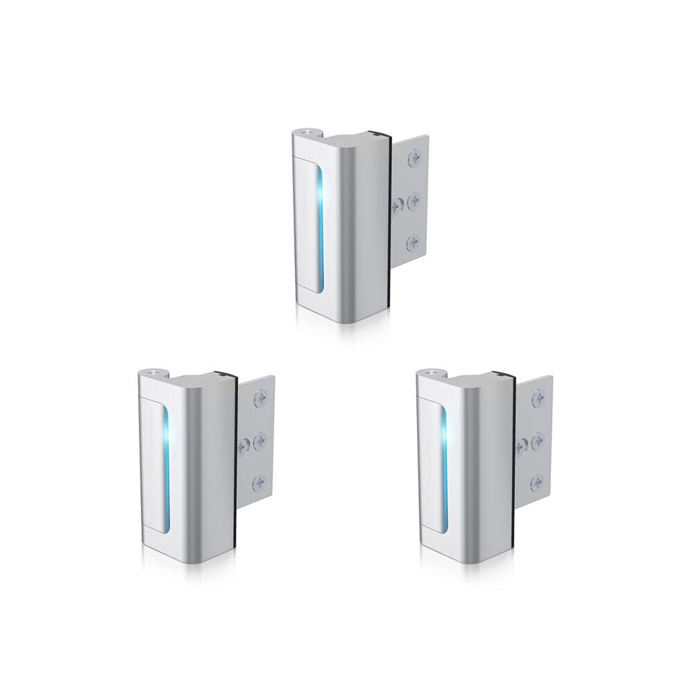 Photos - Door Lock 3Pack Door Reinforcement Lock,Aluminium Alloy U Door Reinforcement Lock 3Inch Security  Home Proof