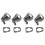 4X Front Windshield Gasket Nozzle Kit Replacement for  Car Nozzle Windshield Washer 1