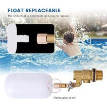 4pcs 1/2 Inch Float Valve, Water Float Valve for Pond Float Valve Shutoff Auto Fill, for Livestock Tanks, Aquariums